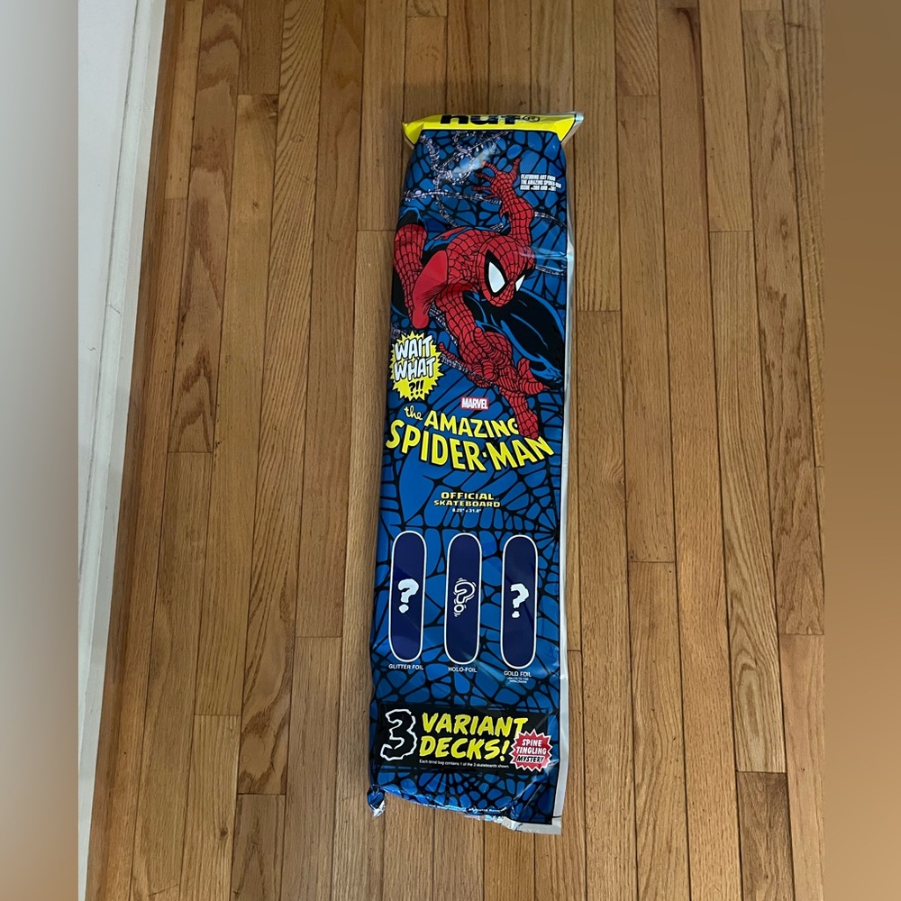 Huf X Marvel Spider Man Blind Bag Deck IN HAND